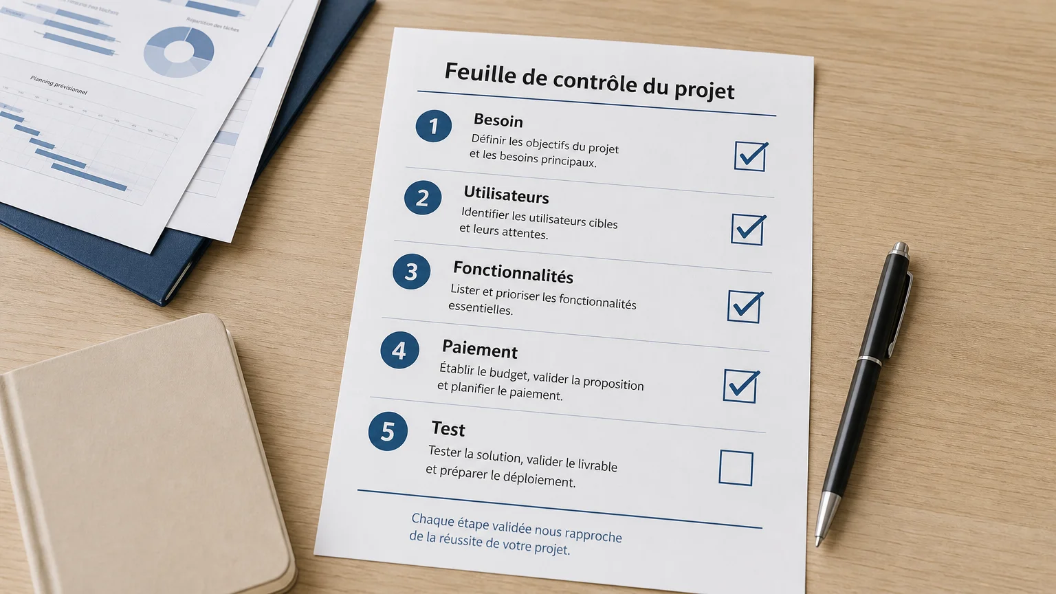 Checklist papier pour cadrer une plateforme de mise en relation B2B
